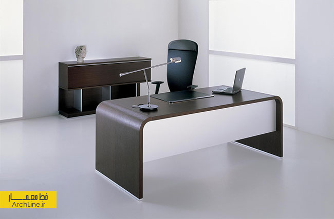 طراحی میز مدیریتی مدرن
