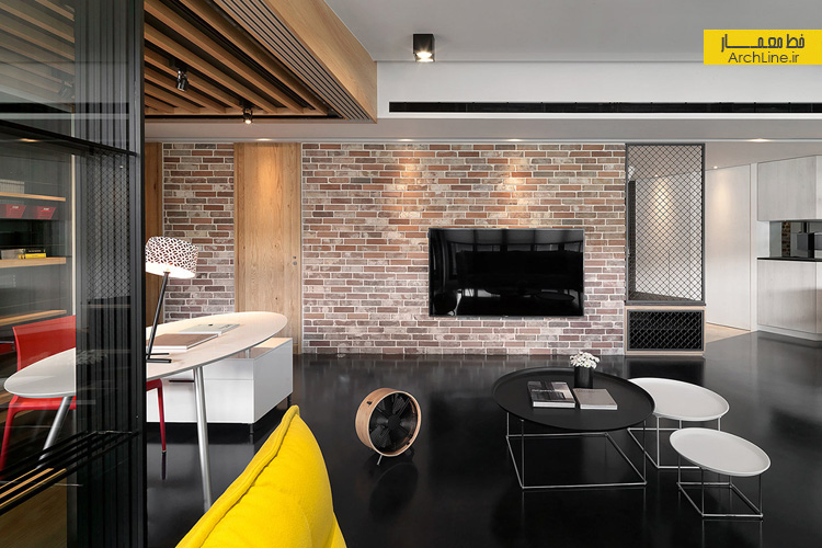 سبک روستیک و صنعتی در طراحی داخلی آپارتمان