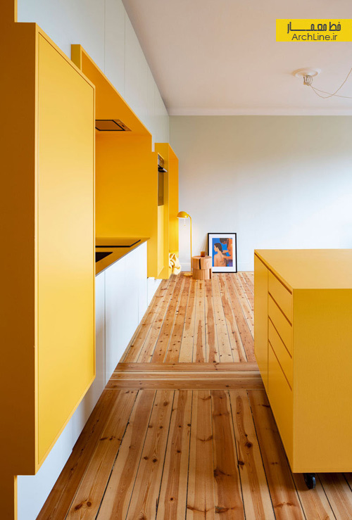 رنگ زرد در دکوراسیون داخلی آپارتمان