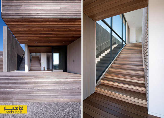 معماری ویلا، چوب در نما و طراحی داخلی