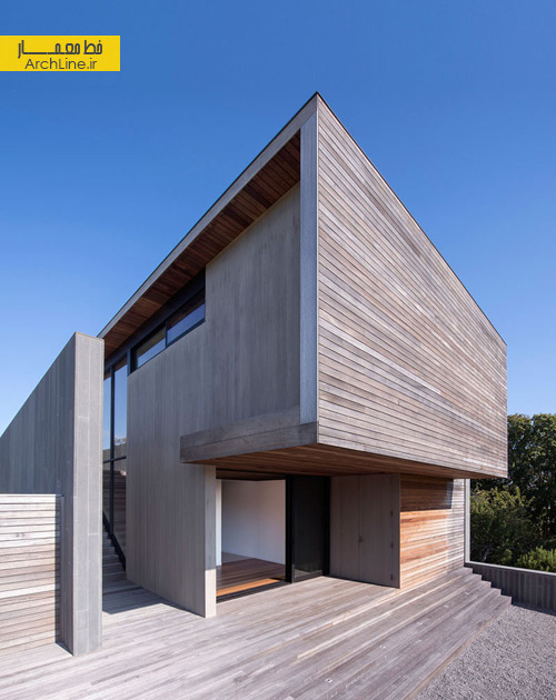 معماری ویلا، چوب در نما و طراحی داخلی