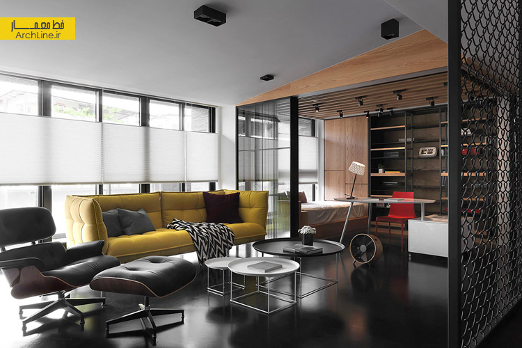 سبک روستیک و صنعتی در طراحی داخلی آپارتمان