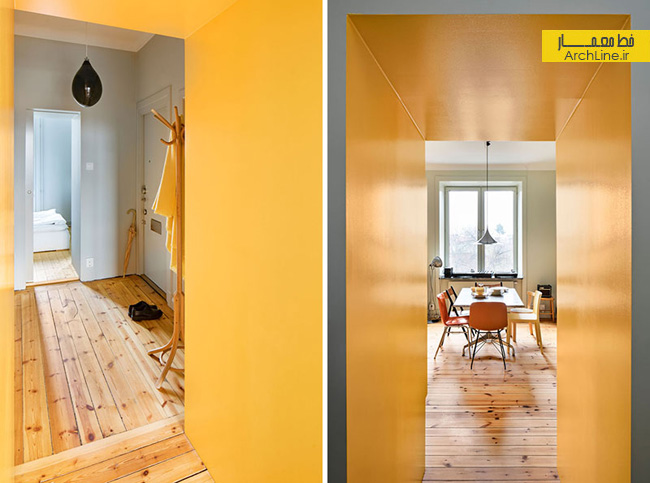 رنگ زرد در دکوراسیون داخلی آپارتمان