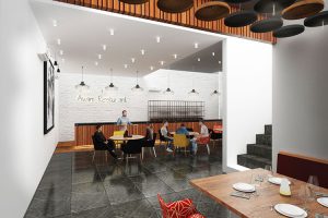 طراحی داخلی رستوران،شرکت معماری آوگون