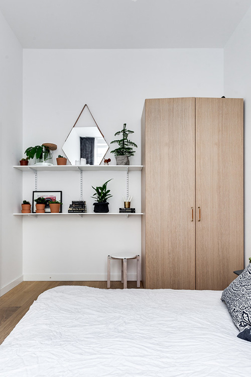 طراحی آپارتمان کوچک یک خوابه
