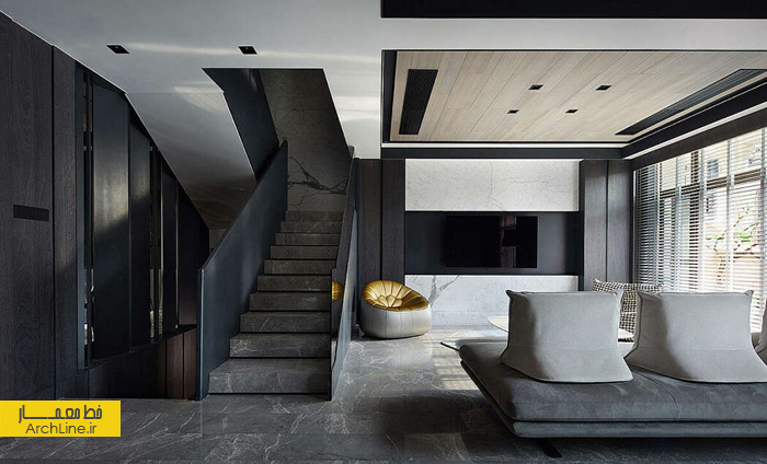 خاکستری، سیاه سفید در دیزاین آپارتمان