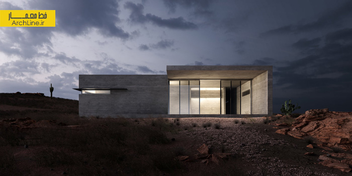 بتن اکسپوز در معماری ویلا، سبک مینیمال