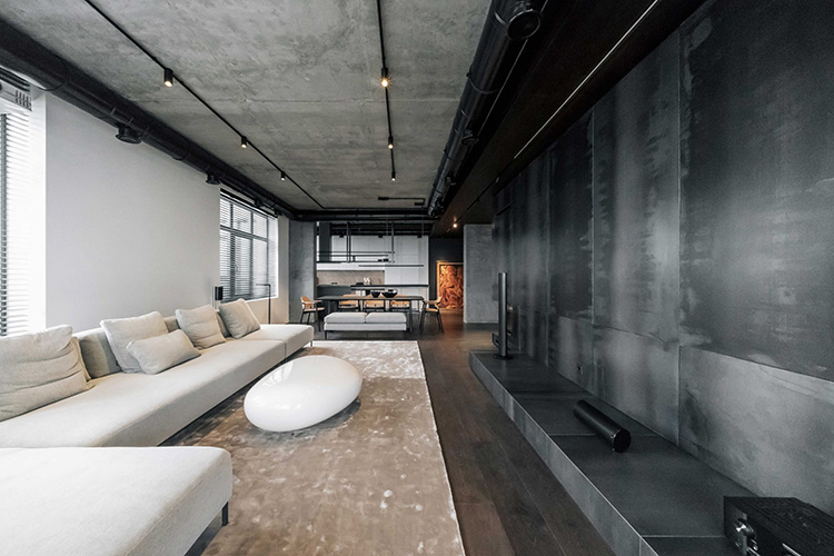 طراحی آپارتمان ۲۰۰ متری مدرن