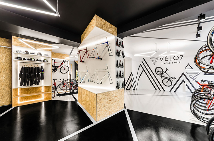 دیزاین فروشگاه دوچرخه ، تصاویر فروشگاه دوچرخه