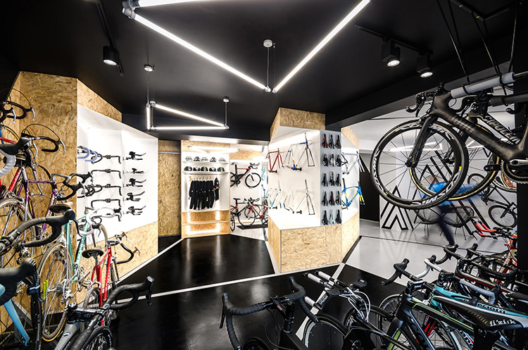 دیزاین فروشگاه دوچرخه ، تصاویر فروشگاه دوچرخه