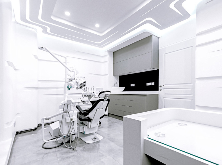 طراحی مطب دندانپزشکی لاکچری