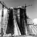 معماری برج آزادی در حال ساخت