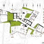 پلان طراحی باغ آپارتمان مسکونی