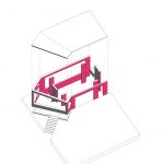 دیاگرام معماری رستوران کانکریت