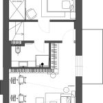 پلان طراحی داخلی آپارتمان دو طبقه