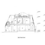 دیاگرام معماری خانه ویلایی با نمای آجری