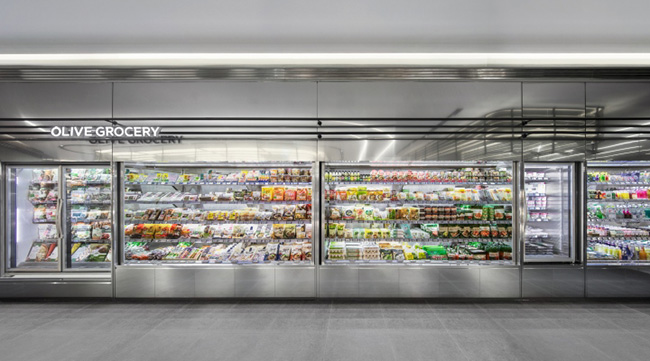 طراحی داخلی فروشگاه مواد غذایی،طراحی داخلی هایپرمارکت