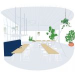 طراحی داخلی دفتر کار به سبک اسکاندیناوی