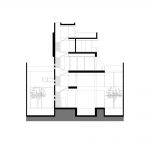مقطع معماری ویلا 5 طبقه