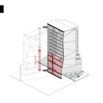 معماری ساختمان اداری-تجاری پارمیدا