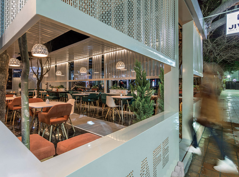 طراحی دیزاین کافه رستوران