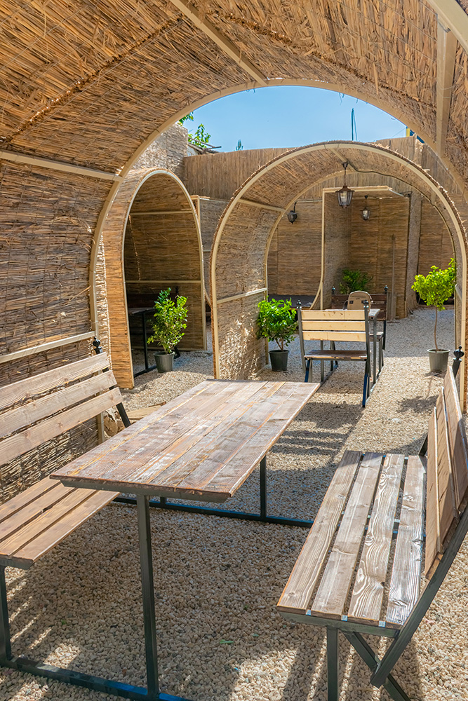 طراحی کافه باغ بیشه چناران