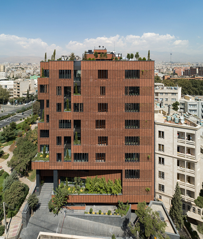 معماری ساختمان اداری شریف