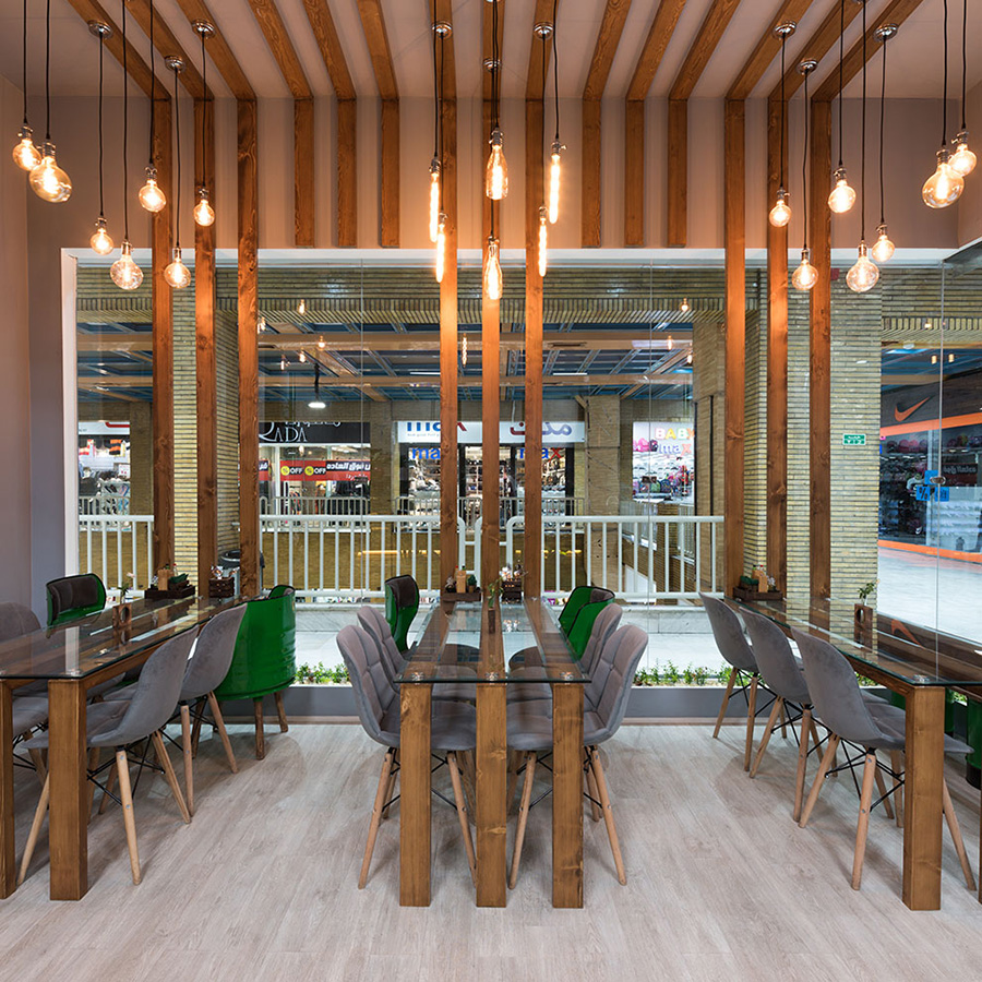 طراحی داخلی کافه رستوران