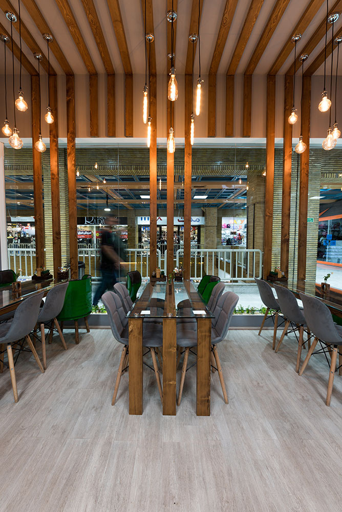 طراحی داخلی کافه رستوران