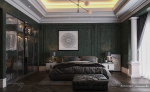 اتاق خواب کلاسیک و سلطنتی