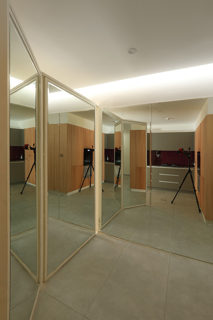 طراحی داخلی خانه گالری-آینه