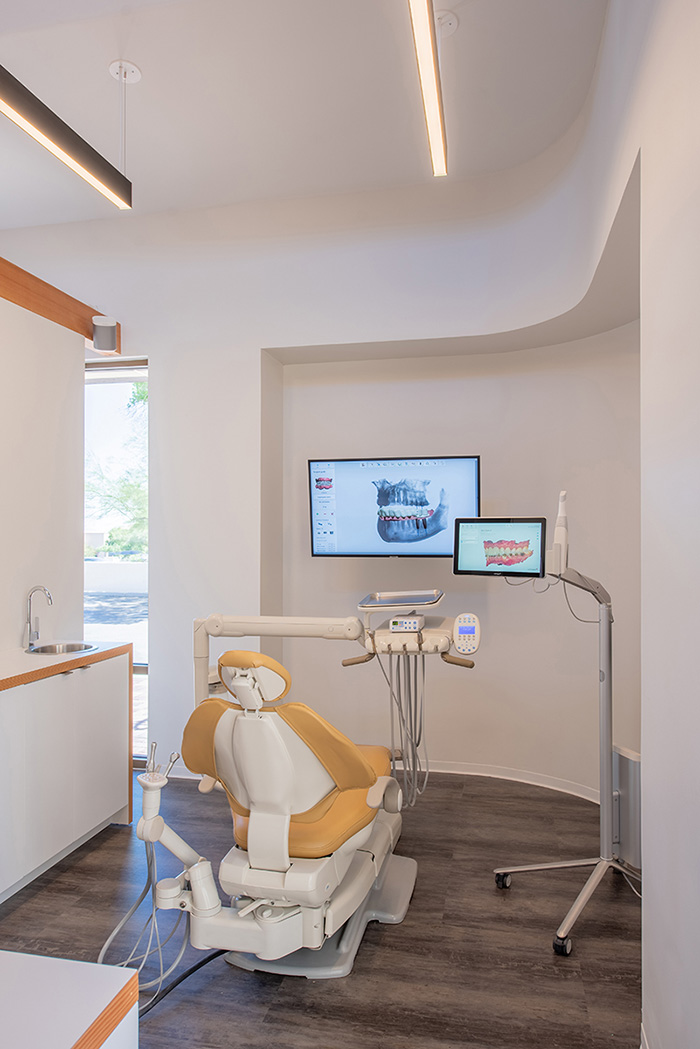 چیدمان داخلی کلینیک دندانپزشکی