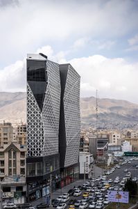 زیباترین نمای ساختمان مدرن در تهران