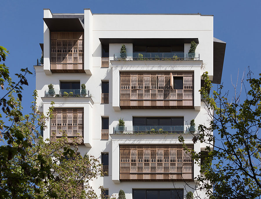 معماری ساختمان مسکونی ستاره گلستان