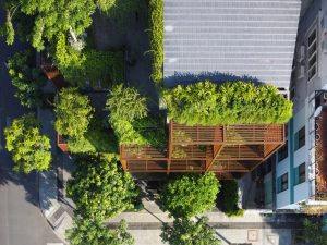 تعامل با طبیعت در معماری ساختمان اداری