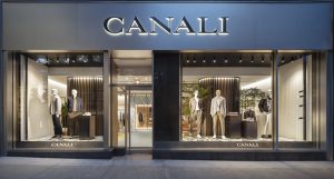 طراحی داخلی فروشگاه آقایان Canali Flagship