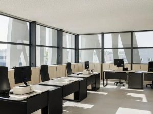طراحی نما و فضای داخلی دفتر کار بر اساس فرم محصول