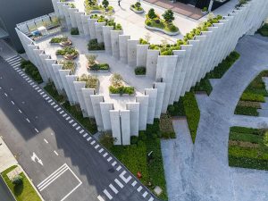 کاربرد بتن در نما کارخانه