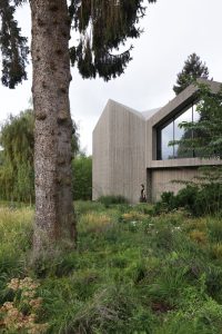 چوب در طراحی نما ویلا