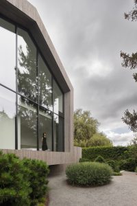 چوب در طراحی نما ویلا