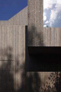 چوب در طراحی نما ویلا