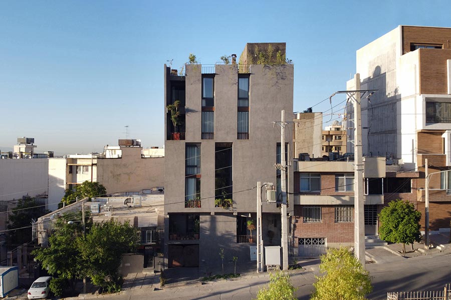 معماری آپارتمان مسکونی برای مریم و فرج در شیراز