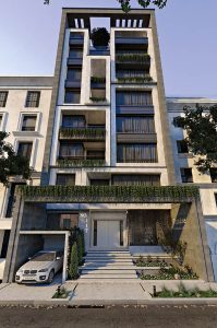 معماری ساختمان مسکونی بنفشه