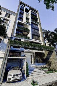 معماری ساختمان مسکونی بنفشه