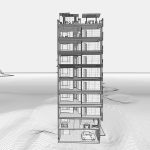 معماری آپارتمان مسکونی ماهور