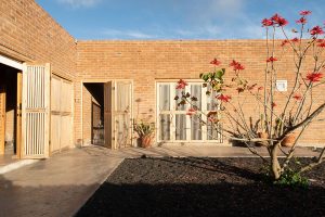 طراحی نمای آجری مدرن ویلا