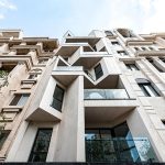 معماری ساختمان مسکونی گوشه ها