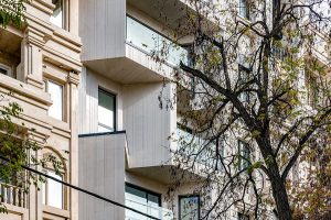 معماری ساختمان مسکونی گوشه ها