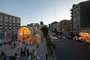 بازسازی میدانگاه مترو جهاد