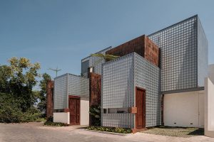 نمای شیشه ای در طراحی ویلا